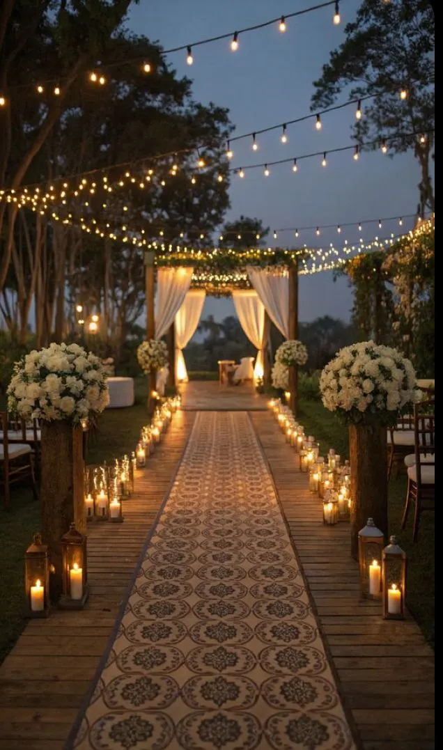 Plantilla de invitación digital · Boda Romántica en Jardín